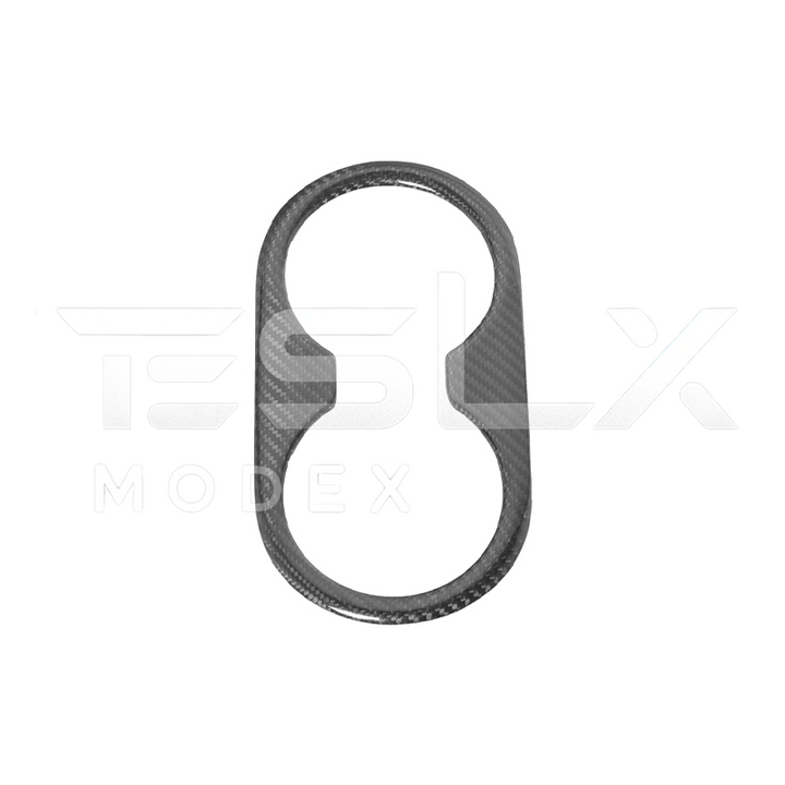 2020-23 Tesla Model 3 &amp; 20-24 Y Carbon Fiber Interior Rear Water Cup Frame