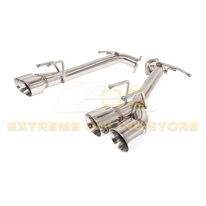 2018-24 Toyota Camry Muffler Delete Axle Back Quad Tips Exhaust