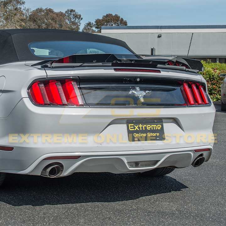 2015-23 Ford Mustang GT350 Rear Spoiler W/ Wicker-Bill Flap Insert