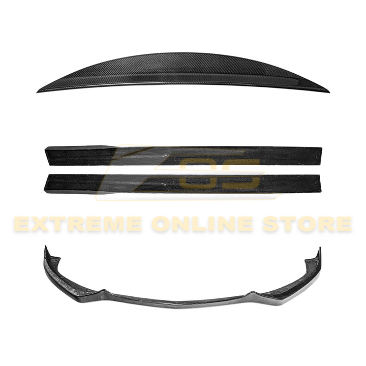 2013-15 Chevrolet SS Carbon Fiber Front Lip Splitter Side Skirts &amp; Rear Spoiler