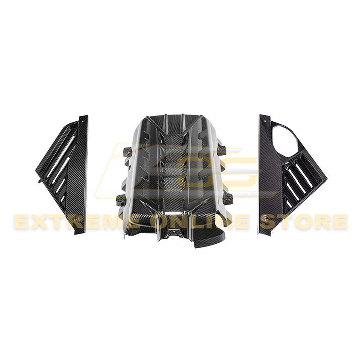 Corvette C8 Coupe Engine Cover W/ Bay Panel Insert