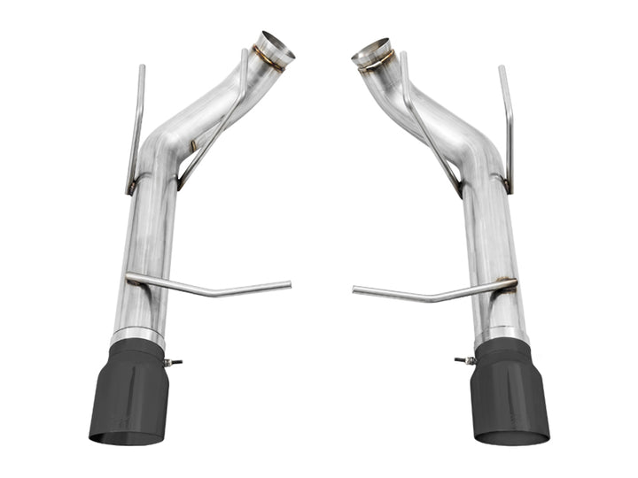 AWE Track Edition Axle-back Exhaust for the S197 Ford Mustang GT - Diamond Black Tips