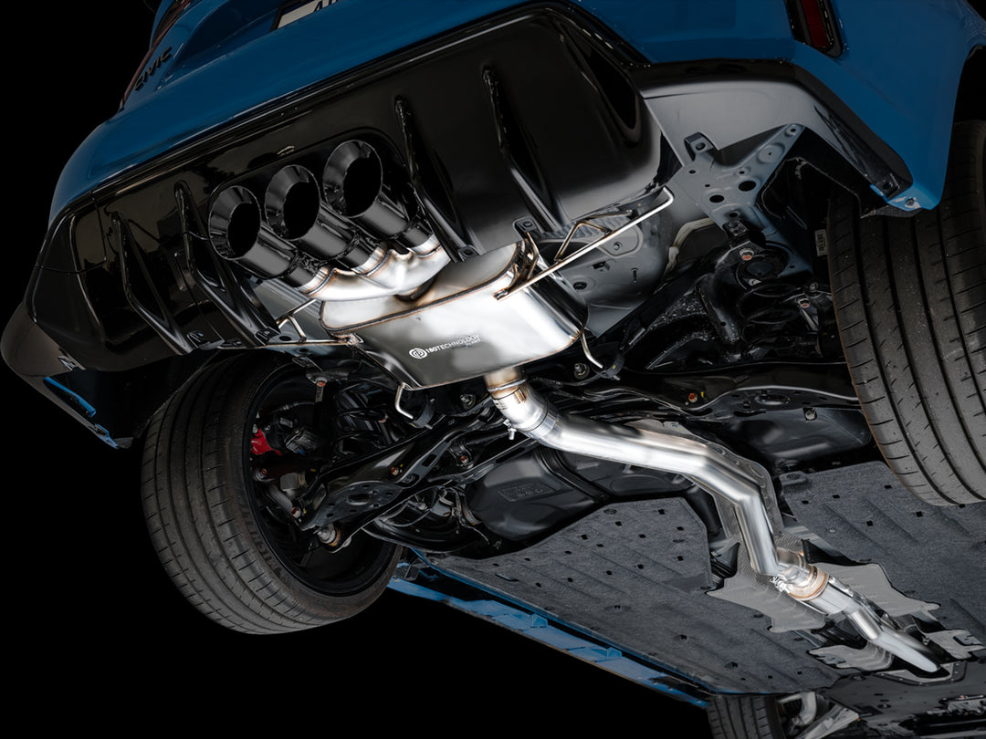 AWE Touring Edition Exhaust for FL5 Civic Type R - Triple Diamond Black Tips
