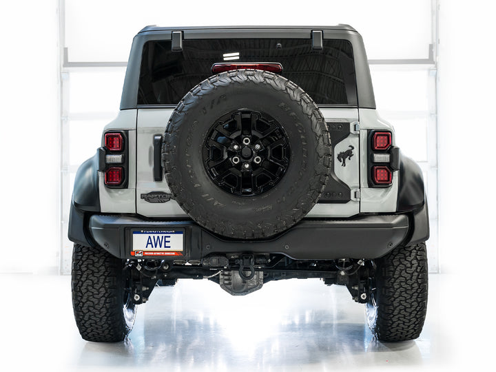 AWE SwitchPath Exhaust for Ford Bronco Raptor - Dual BashGuards