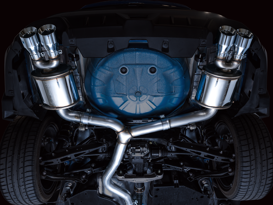 AWE Touring Edition Exhaust for VB Subaru WRX - Chrome Silver Tips