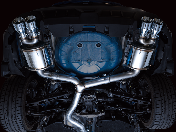 AWE Touring Edition Exhaust for VB Subaru WRX - Chrome Silver Tips