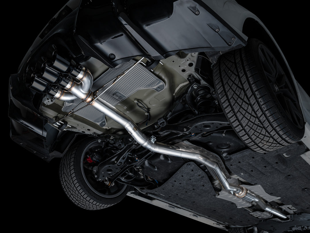AWE Track Edition Exhaust for DE5 Integra Type-S - Triple Diamond Black Tips