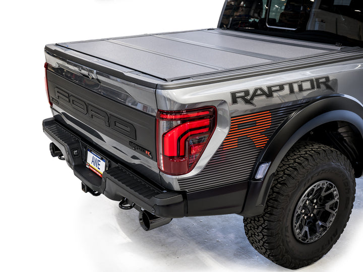 AWE SwitchPath™ Exhaust for Gen 3 Raptor R - Diamond Black Tips