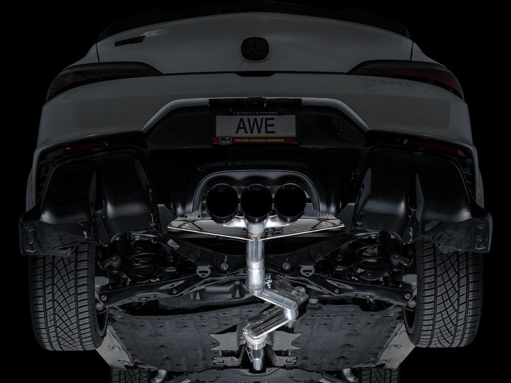 AWE Track Edition Exhaust for DE5 Integra Type-S - Triple Diamond Black Tips