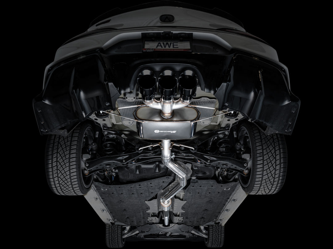 AWE Touring Edition Exhaust for DE5 Integra Type-S - Triple Diamond Black Tips