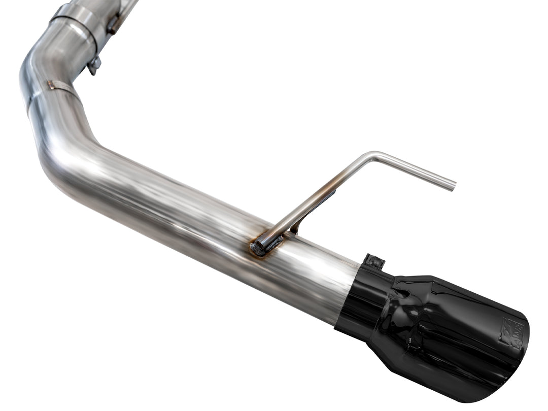 AWE Track Edition Exhaust for S650 Ford Mustang GT Fastback - Dual Diamond Black Tips