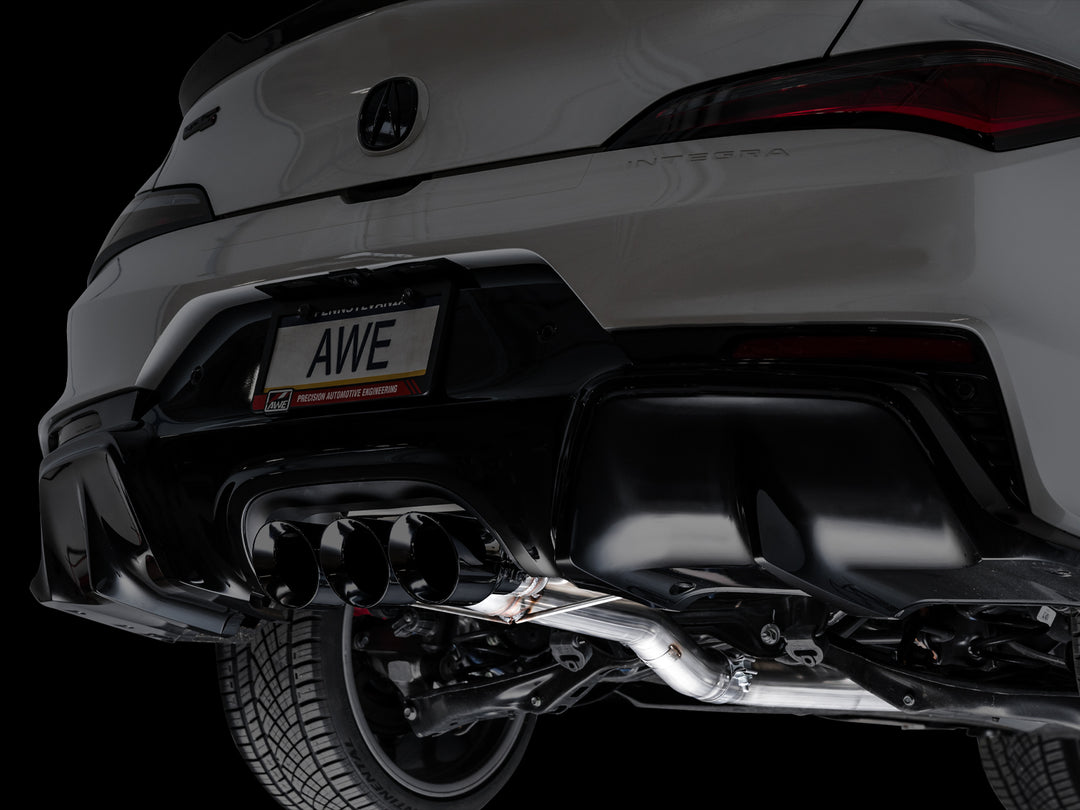 AWE Track Edition Exhaust for DE5 Integra Type-S - Triple Diamond Black Tips