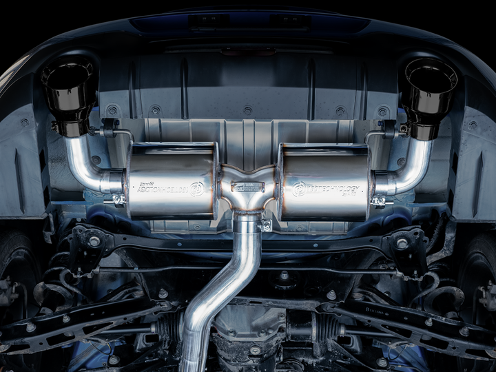 AWE Touring Edition Exhaust for Subaru BRZ / Toyota GR86 / Toyota 86 / Scion FR-S - Diamond Black Tips