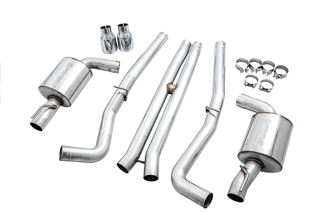 AWE Touring Edition Exhaust for 15+ Charger 6.4 / 6.2 SC - Chrome Silver Tips