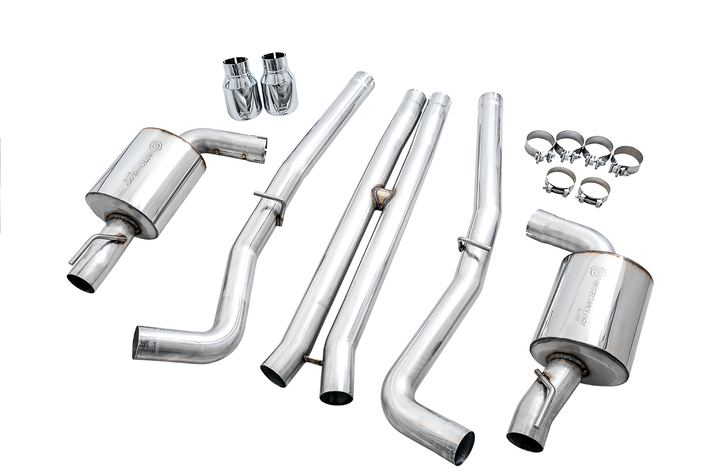AWE Touring Edition Exhaust for 15+ Charger 6.4 / 6.2 SC - Chrome Silver Tips