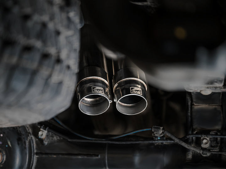 AWE 0FG Exhaust with BashGuard for 3rd Gen Tacoma - No Tips