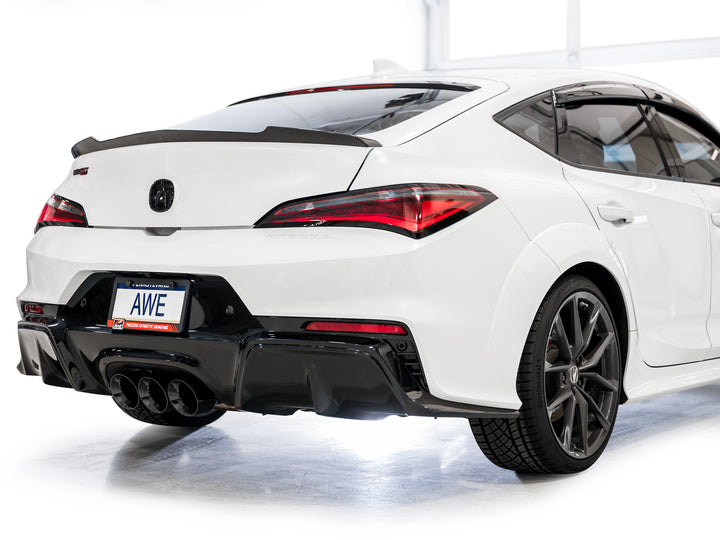 AWE Track Edition Exhaust for DE5 Integra Type-S - Triple Diamond Black Tips