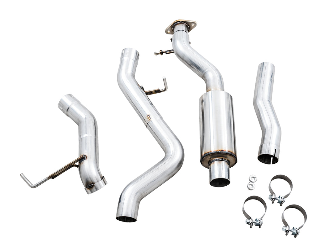 AWE 0FG Catback Exhaust for Ford Bronco with BashGuard™ - no tips
