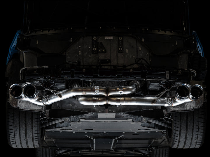 AWE Track Edition Exhaust for C8 Corvette -- Chrome Silver Tips