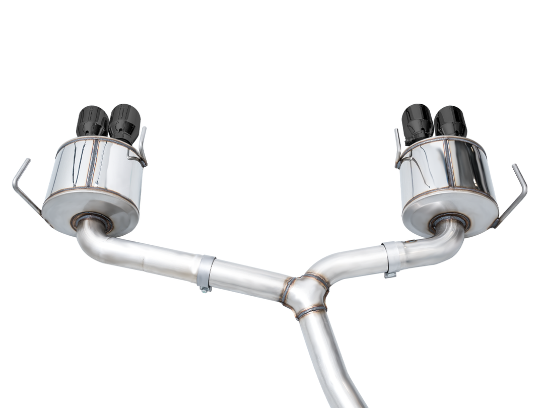 AWE Touring Edition Exhaust for VB Subaru WRX - Diamond Black Tips