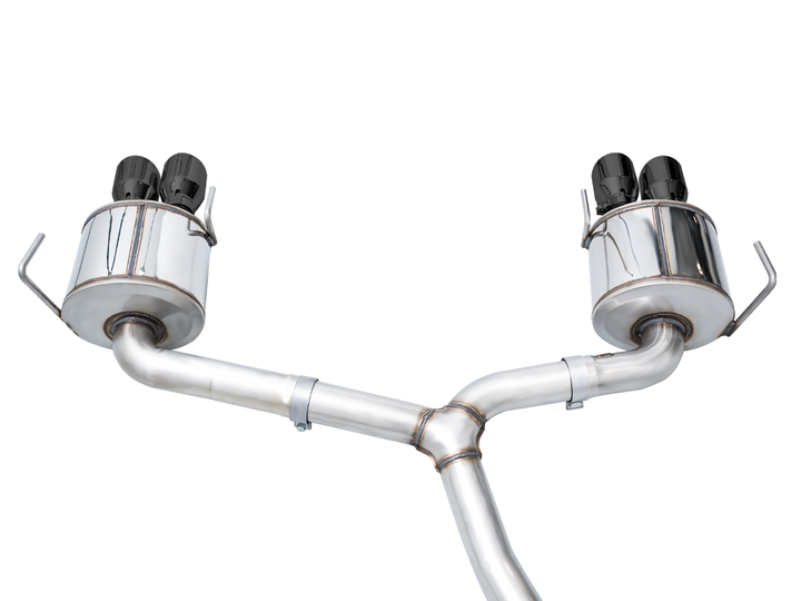 AWE Touring Edition Exhaust for VB Subaru WRX - Diamond Black Tips