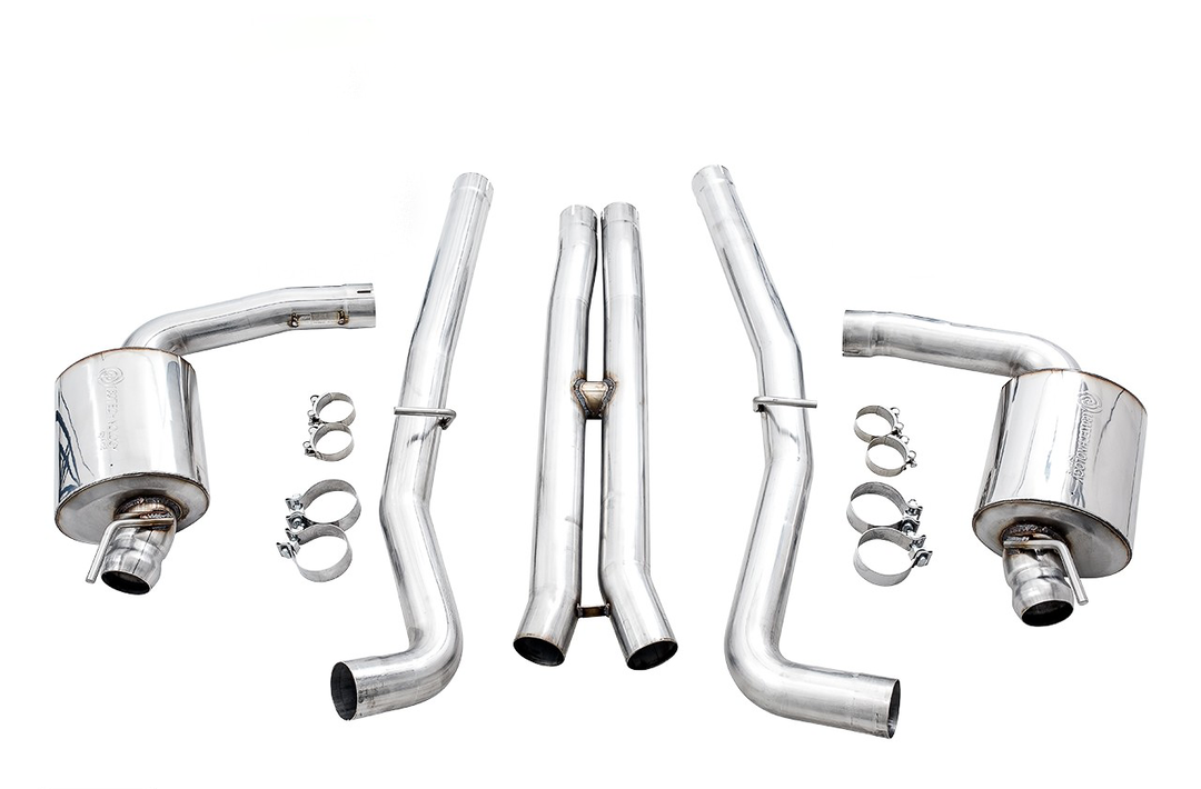 AWE Touring Edition Exhaust for 15+ Challenger 6.4 / 6.2 SC - Stock Tips
