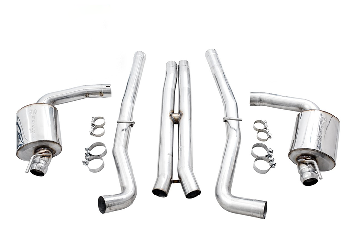 AWE Touring Edition Exhaust for 15+ Challenger 6.4 / 6.2 SC - Stock Tips