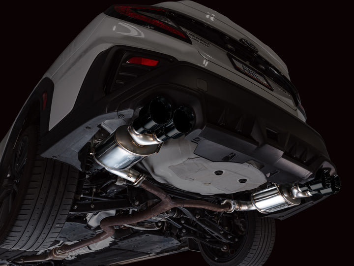 AWE Touring Edition Axleback Exhaust for VB Subaru WRX - Diamond Black Tips