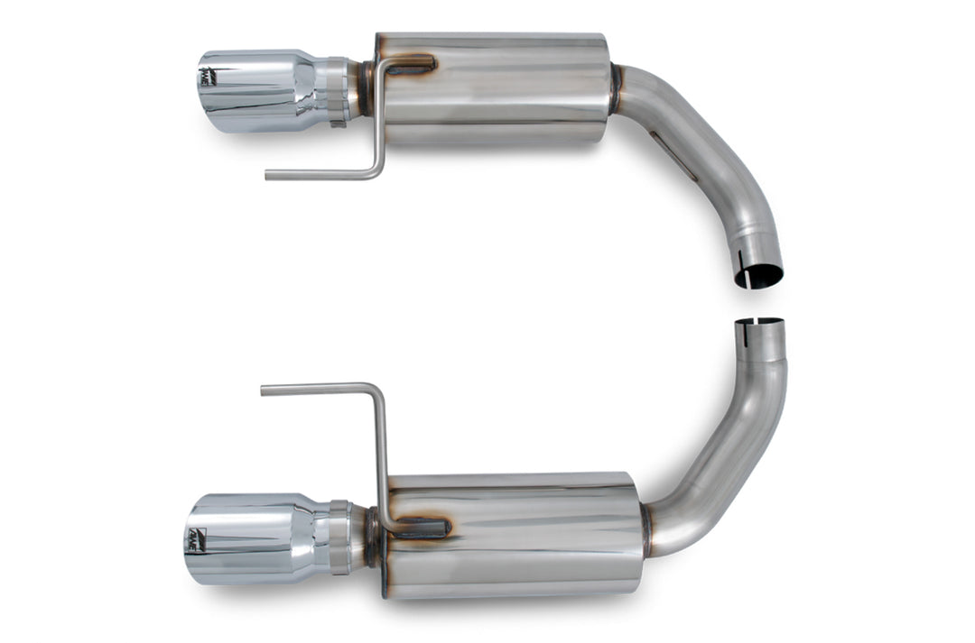 AWE Touring Edition Axle-back Exhaust for S550 Mustang EcoBoost - Chrome Silver Tips