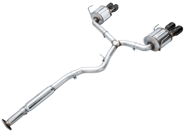AWE Touring Edition Exhaust for VB Subaru WRX - Diamond Black Tips
