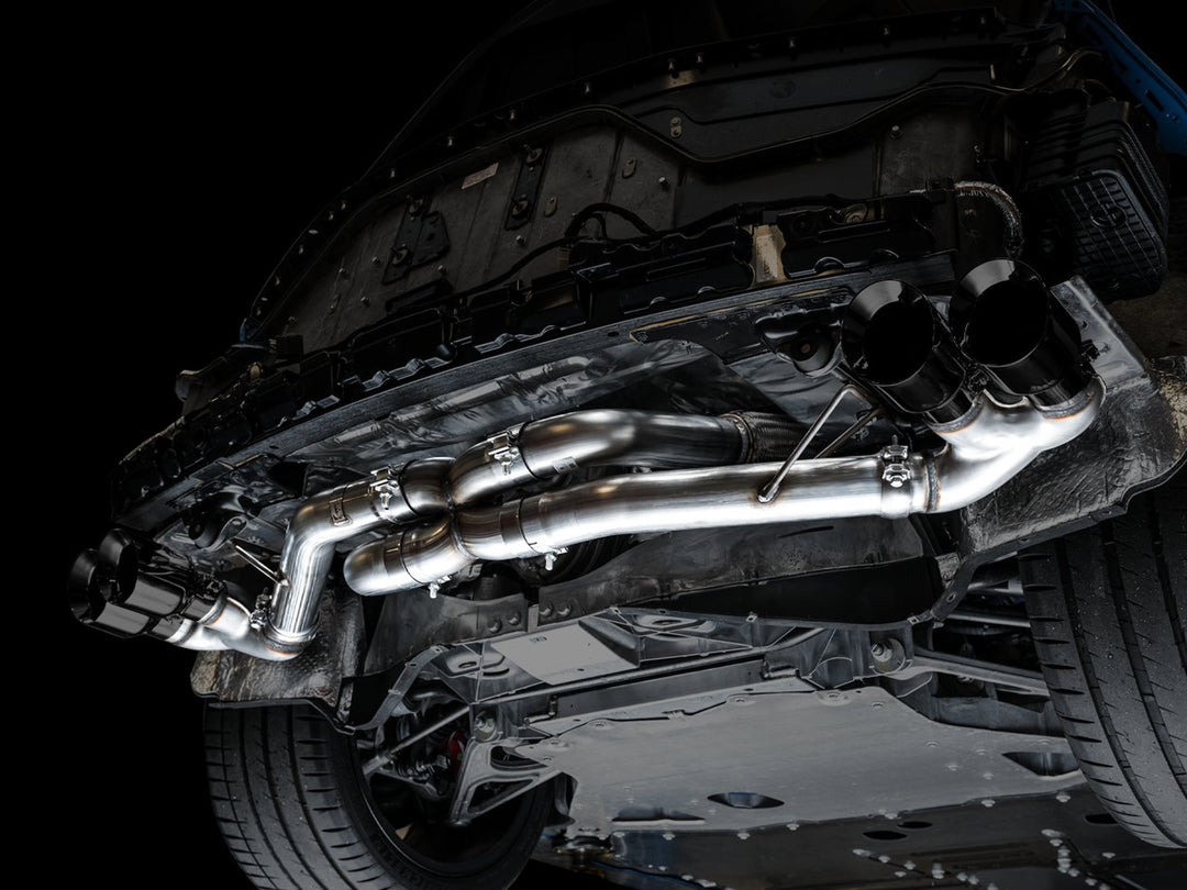 AWE Track Edition Exhaust for C8 Corvette -- Diamond Black Tips