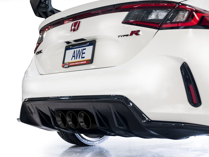 AWE Touring Edition Exhaust for FL5 Civic Type R - Triple Diamond Black Tips