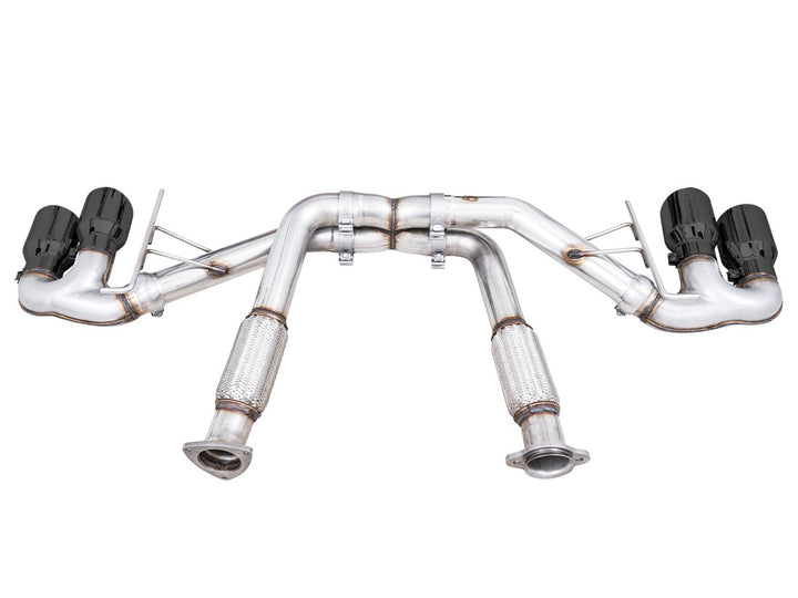 AWE Track Edition Exhaust for C8 Corvette -- Diamond Black Tips