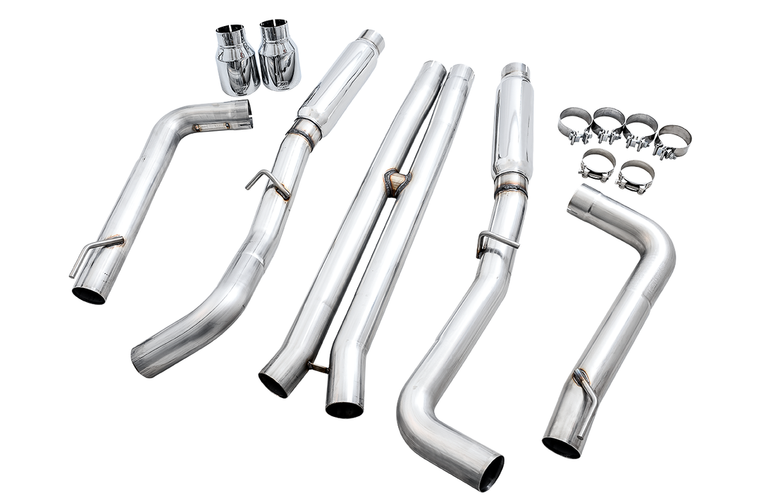 AWE Track Edition Exhaust for 17+ Charger 5.7 - Chrome Silver Tips