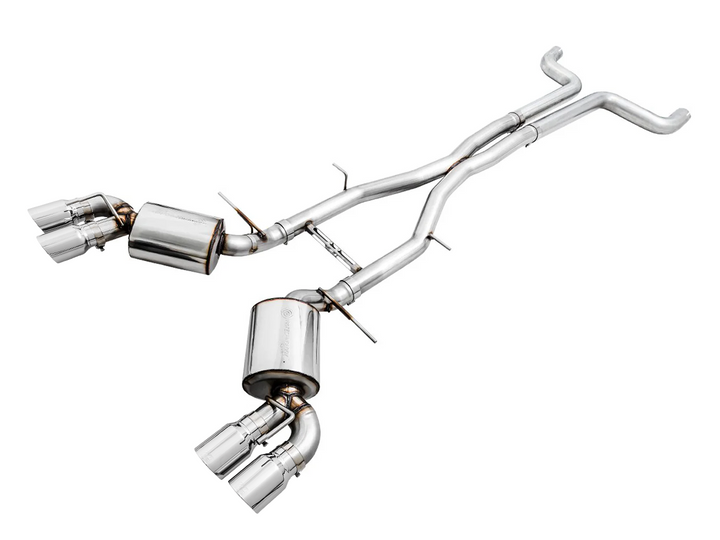 AWE Touring Edition Cat-back Exhaust for Gen6 Camaro SS / ZL1 / LT1 - Non-Resonated - Chrome Silver Tips (Quad Outlet)