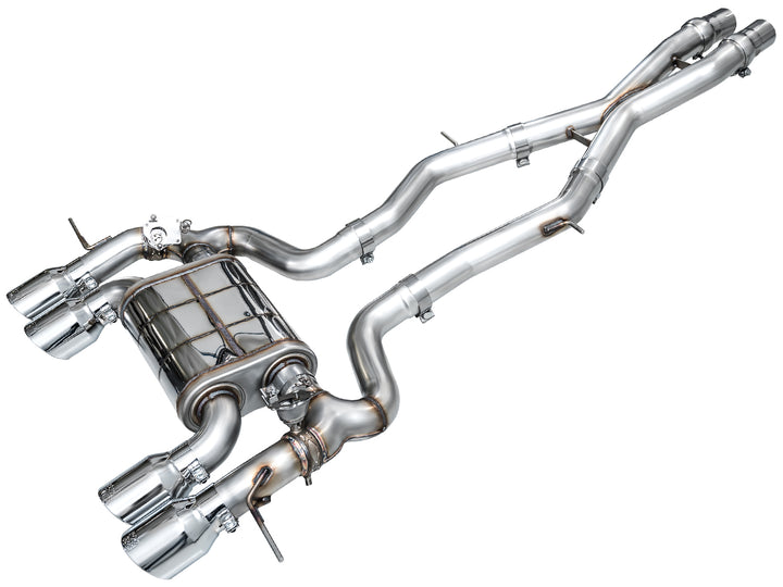 AWE SwitchPath™ Exhaust for BMW G87 M2 - Chrome Silver Tips