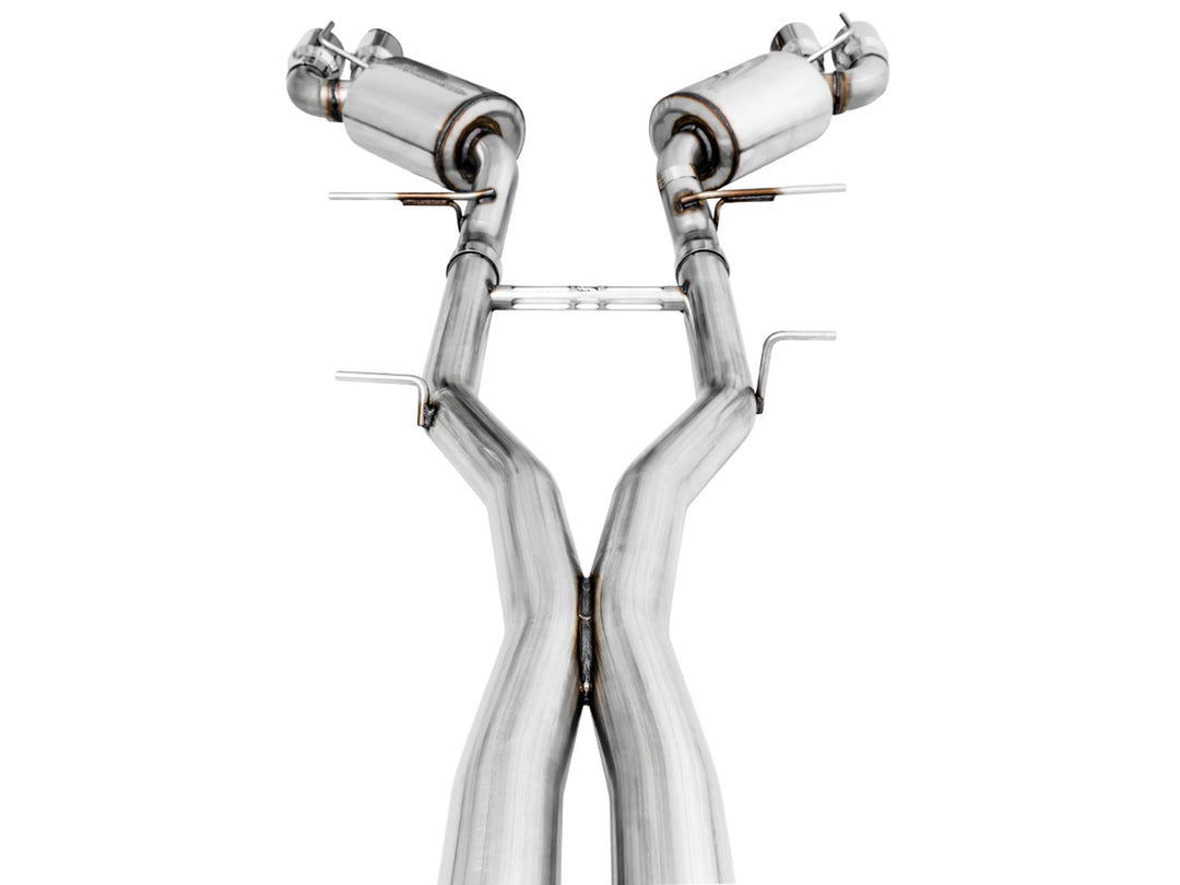AWE Touring Edition Cat-back Exhaust for Gen6 Camaro SS / ZL1 / LT1 - Resonated - Chrome Silver Tips (Quad Outlet)