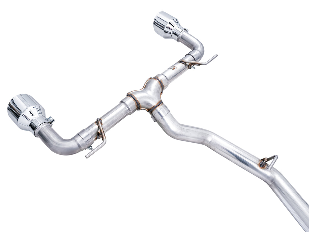 AWE Track Edition Exhaust for Subaru BRZ / Toyota GR86 / Toyota 86 / Scion FR-S - Chrome Silver Tips