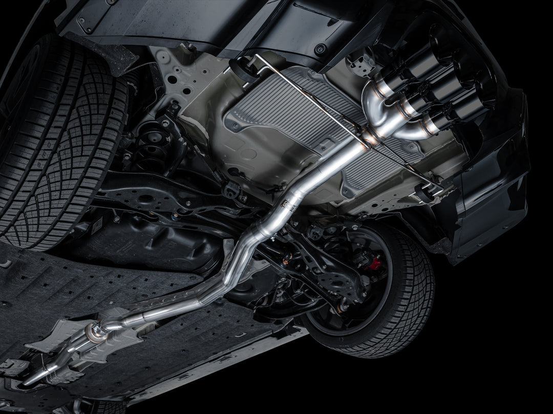 AWE Track Edition Exhaust for DE5 Integra Type-S - Triple Diamond Black Tips