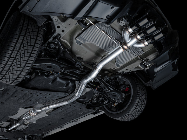 AWE Track Edition Exhaust for DE5 Integra Type-S - Triple Diamond Black Tips