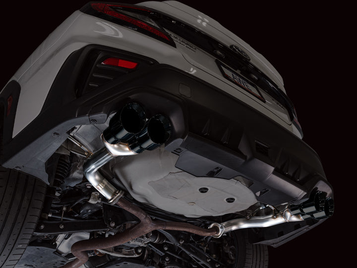 AWE Track Edition Axleback Exhaust for VB Subaru WRX - Diamond Black Tips