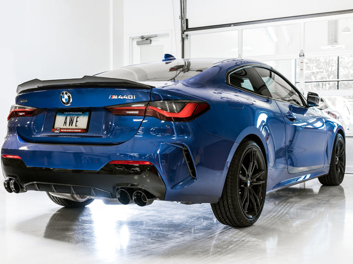 AWE Track Edition Exhaust for G2X M340i / M440i - Diamond Black Tips