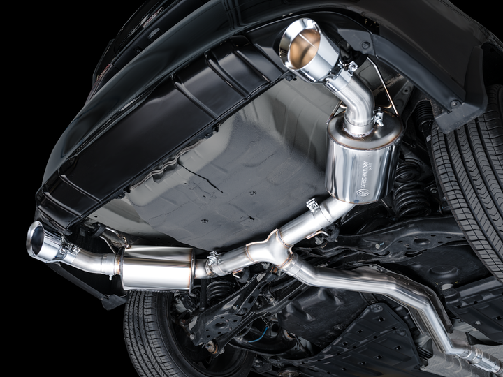 AWE Touring Edition Exhaust for FE1 Civic Si/DE4 Acura Integra - Chrome Silver Tips