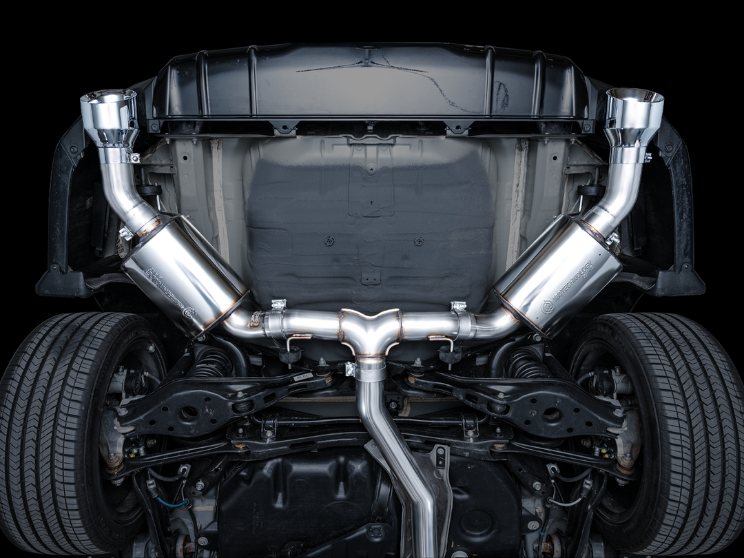 AWE Touring Edition Exhaust for FE1 Civic Si/DE4 Acura Integra - Chrome Silver Tips