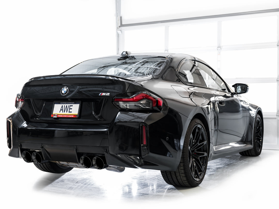 AWE SwitchPath™ Exhaust for BMW G87 M2 - Diamond Black Tips