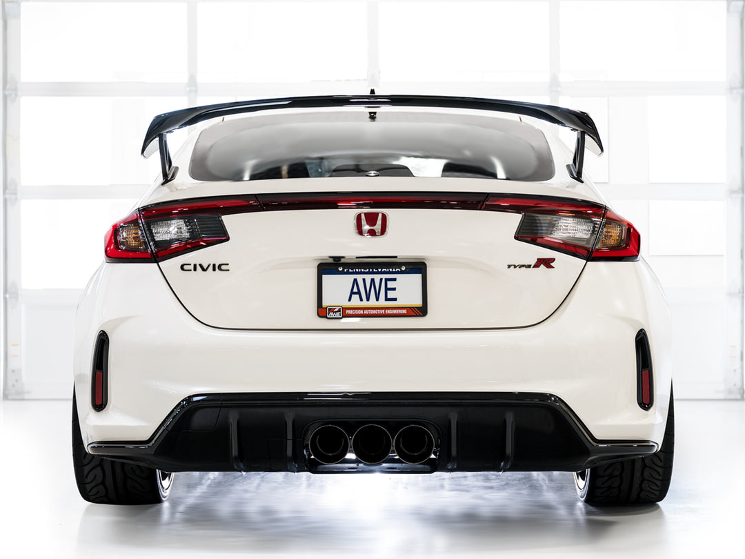 AWE Touring Edition Exhaust for FL5 Civic Type R - Triple Diamond Black Tips