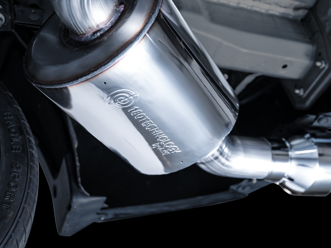 AWE Touring Edition Exhaust for FE1 Civic Si/DE4 Acura Integra - Chrome Silver Tips