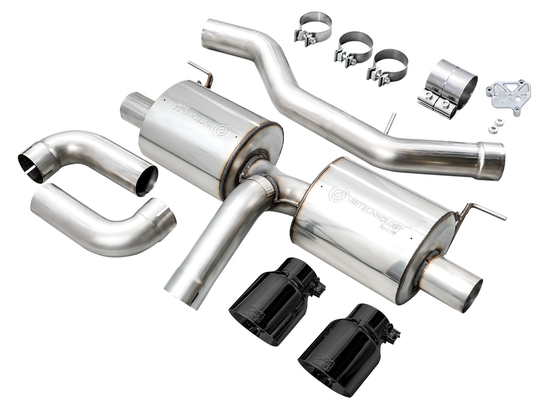 AWE Touring Edition Axle Back Exhaust for BMW G2X 330i/430i - Diamond Black