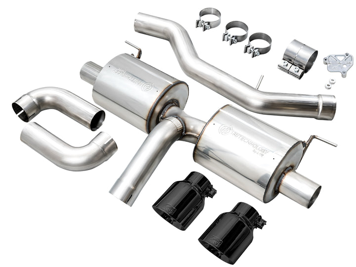 AWE Touring Edition Axle Back Exhaust for BMW G2X 330i/430i - Diamond Black