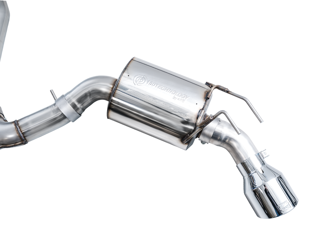 AWE Touring Edition Exhaust for FE1 Civic Si/DE4 Acura Integra - Chrome Silver Tips